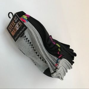 Steve Madden low cut socks 6-pack NWT athletic